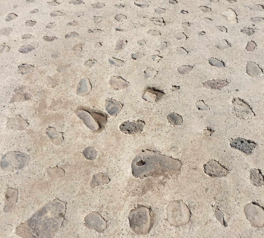 Cement cobblestone in Ajijic